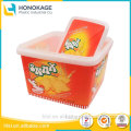 3.5L IML PP Biscuit Bucket Food Plastic Container with Lid, Airlite Plastics Designed And Commercialized